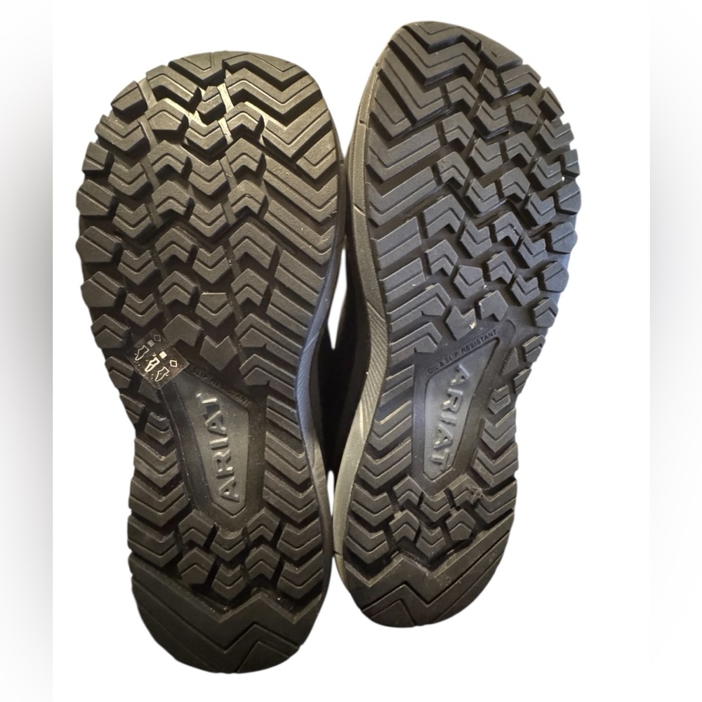 Ariat Black Grey Outspace Composite Shoes Slip-Resistant Sole Steel Toe Sz 5.5B - Picture 7 of 10